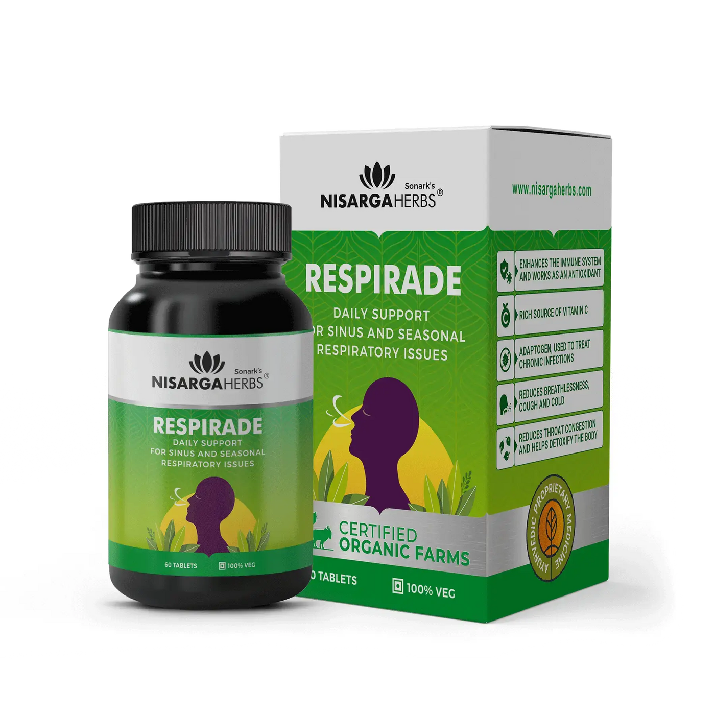 Nisarga herbs - Respirade Tablet