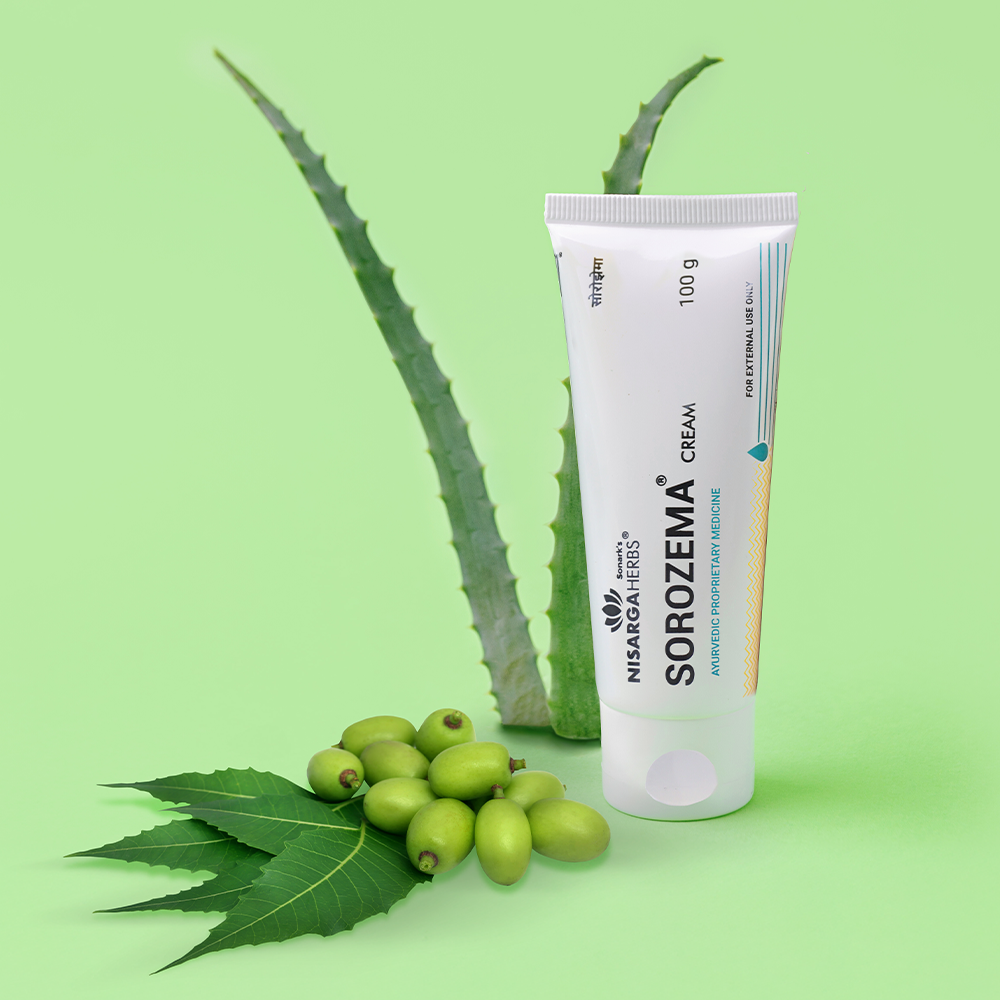 Sorozema Cream - An Ayurvedic cream for managing Psoriasis flare-ups